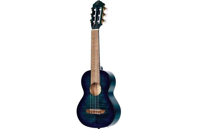 Guitalele Ortega Timber Series Guitarlele 6 String - Blue fade gloss + Bag