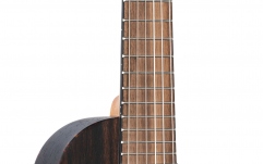 Guitalele Ortega Timber Series Guitarlele 6 String with Cutaway + MagusUke Preamp - Satin Open Pore