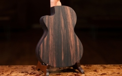 Guitalele Ortega Timber Series Guitarlele 6 String with Cutaway + MagusUke Preamp - Satin Open Pore