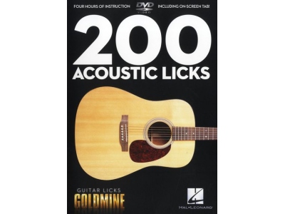 GUITAR LICKS GOLDMINE 200 ACOUSTIC LICKS GTR DVD