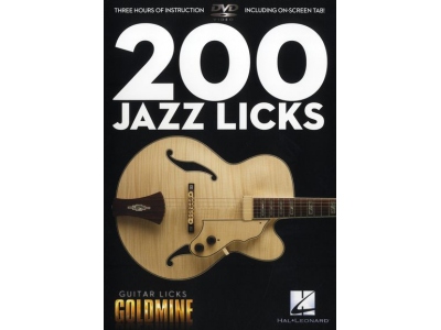 GUITAR LICKS GOLDMINE 200 JAZZ LICKS GTR DVD
