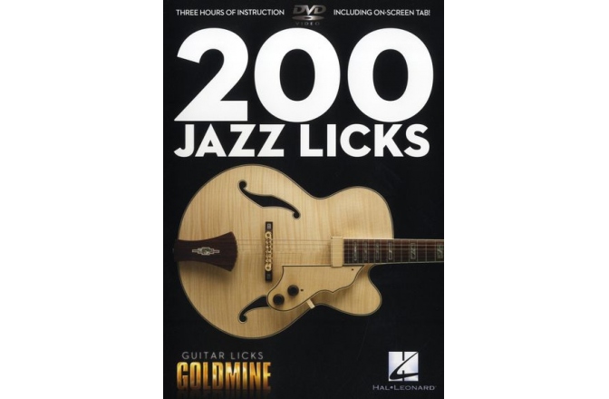 No brand GUITAR LICKS GOLDMINE 200 JAZZ LICKS GTR DVD