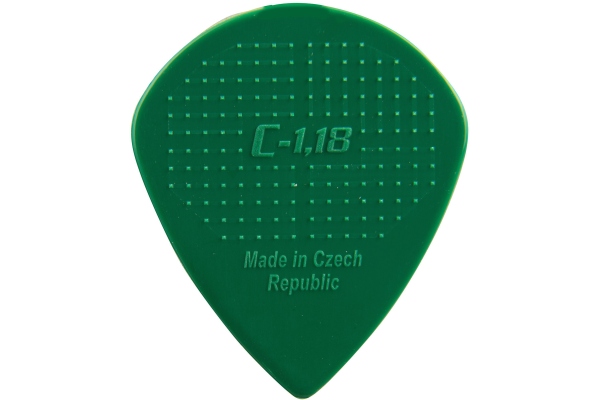 Janicek Picks Janicek  Nylonpicks 1,18 verde inchis set 6