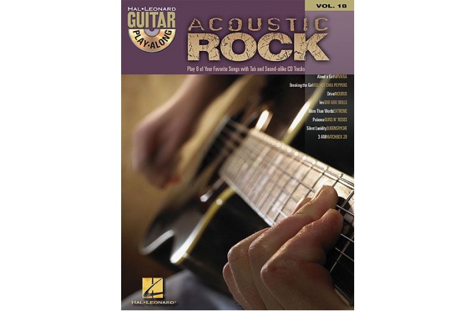No brand GUITAR PLAY ALONG VOLUME 18 ACOUSTIC ROCK GTR TAB BOOK/CD