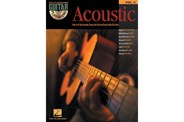 GUITAR PLAY-ALONG VOLUME 2 ACOUSTIC GTR BOOK/CD