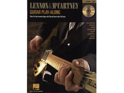 GUITAR PLAY-ALONG VOLUME 25  LENNON AND MCCARTNEY GTR BOOK/CD