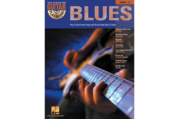 GUITAR PLAY-ALONG VOLUME 7 BLUES GUITAR GTR BOOK/CD