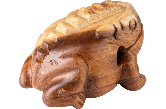 Güiro în Formă de Broască Nino Percussion Wood Frog Güiro - Large