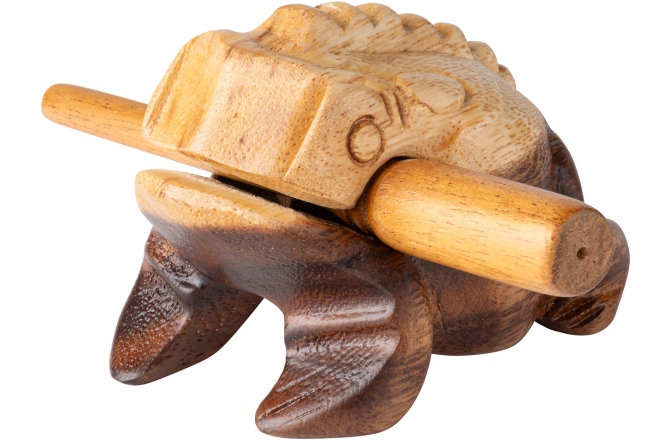 Güiro în Formă de Broască Nino Percussion Wood Frog Güiro - Small