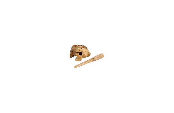Güiro în Formă de Broască Nino Percussion Wood Frog - X-Small