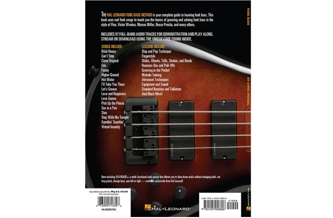 No brand Hal Leonard Bass Method: Funk Bass (Book/Online Audio)