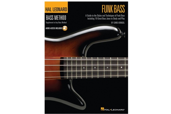Hal Leonard Bass Method: Funk Bass (Book/Online Audio)