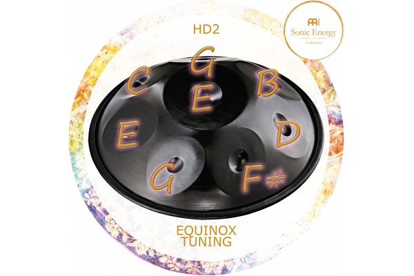 Harmonic Art Handpan Equinox - Tuning: E, G, B, C, D, E, F#, G