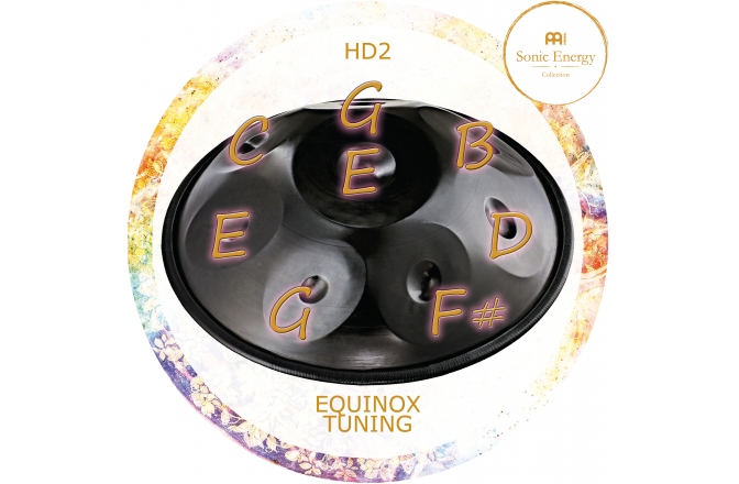 Handpan  Meinl Harmonic Art Handpan Equinox - Tuning: E, G, B, C, D, E, F#, G