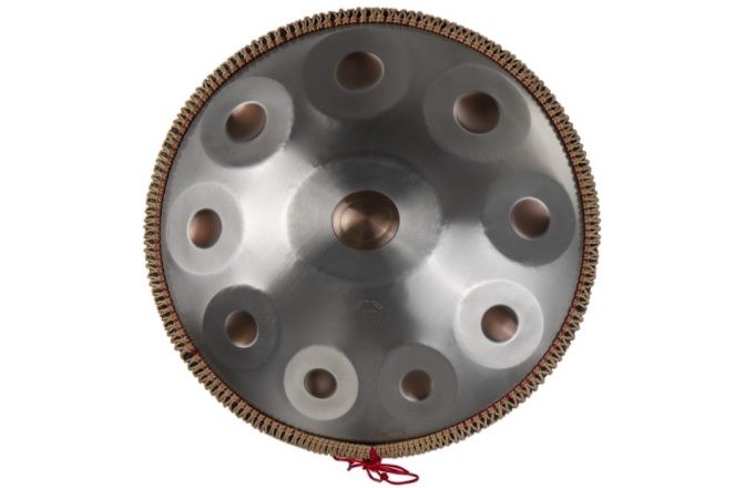 Handpan Tuga Handpan 10 note 432 Hz Silver Golden eyes