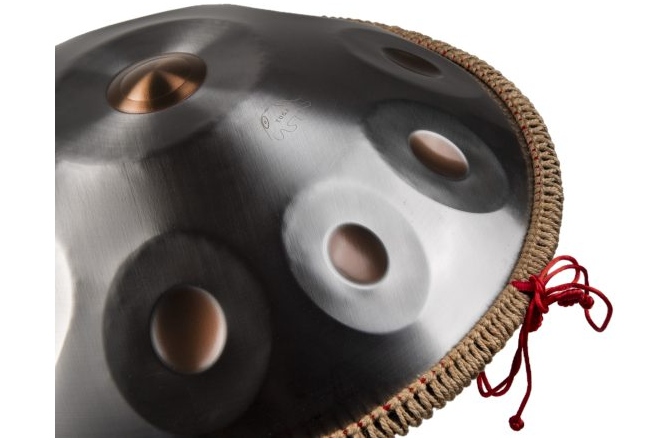 Handpan Tuga Handpan 10 note 432 Hz Silver Golden eyes