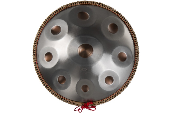 Handpan Tuga Handpan 9 note 432 Hz Silver Golden eyes