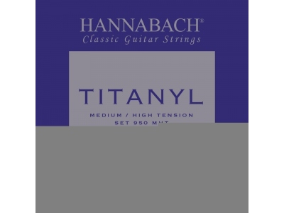 Corzi chitara clasica Serie 950 Medium/High Tension Titanyl Set 3 treble