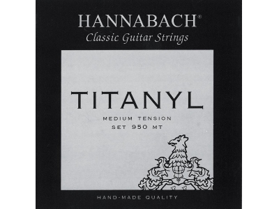 Corzi chitara clasica Serie 950 Medium tension Titanyl Satz medium