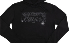 Hanorac EVH Schematic Fleece Black XL