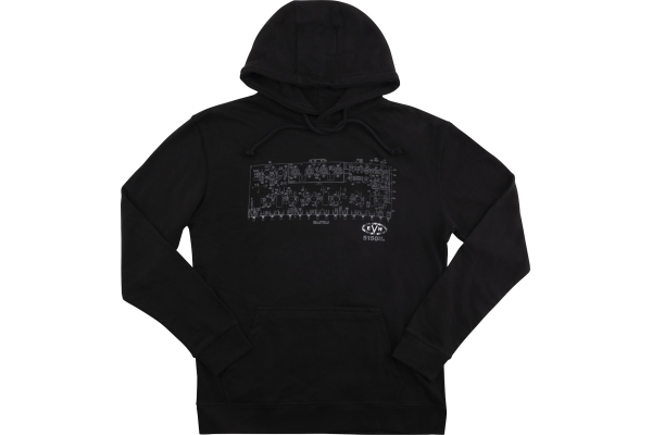 Schematic Fleece Black XL