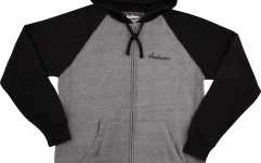 Hanorac Jackson Zip Hoodie Black and Gray XL