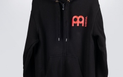 Hanorac Meinl Black Hooded Jacket With White Metal-Fork Logo On Back