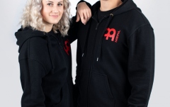 Hanorac Meinl Black Hooded Jacket With White Metal-Fork Logo On Back