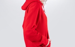 Hanorac Meinl red hooded sweatshirt with Cymbals Ahead logo on chest