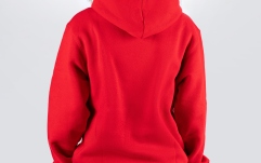 Hanorac Meinl red hooded sweatshirt with Cymbals Ahead logo on chest