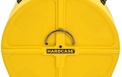 Hardcase Bass Drum Hardcase Bass Drum Case with Wheels 16" (14" - 20") - Yellow / foam pads