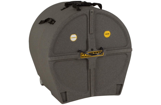 Hardcase Bass Drum Hardcase Bass Drum Case with Wheels 22" (14" - 20") - Granite / foam pads