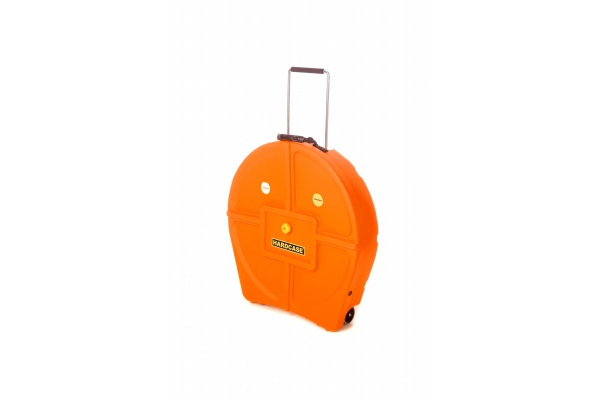 Cymbal Trolley-Case with Wheels 22" - Orange / for 9 Cymbals