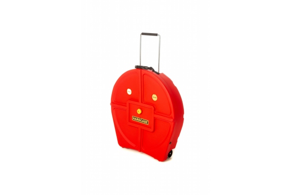 Cymbal Trolley-Case with Wheels 22" - Red / for 9 Cymbals