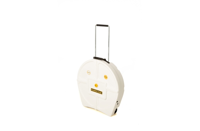 Hardcase cinele Hardcase Cymbal Trolley-Case with Wheels 22" - White / for 9 Cymbals