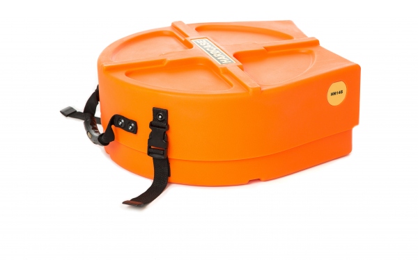 Snare Case 14" (5&#8220; &#8211; 8&#8220;) with fur compartment - Orange / fully Lined