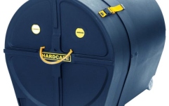 Hardcase Tobe Hardcase Bass Drum Case with Wheels 20" (14" - 20") - Dark Blue/ fully lined