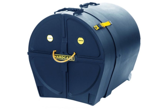 Hardcase Tobe Hardcase Bass Drum Case with Wheels 20" (14" - 20") - Dark Blue/ fully lined