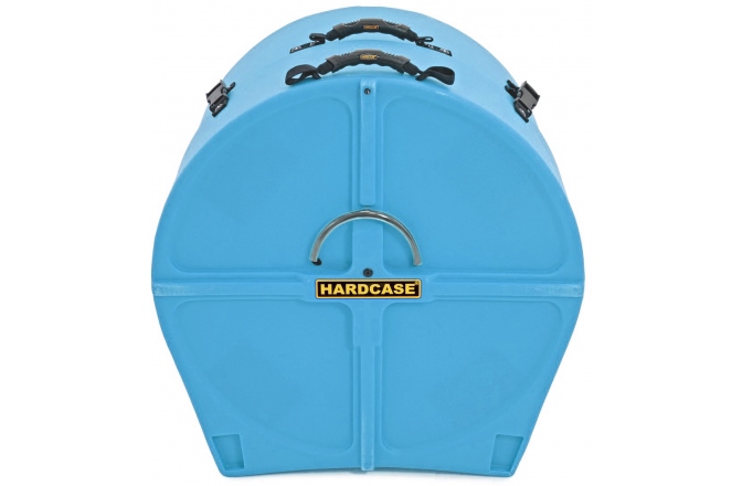 HARDCASE tobe Hardcase Bass Drum Case with Wheels 22" (14" - 20") - Light Blue / foam pads