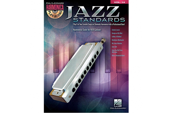 No brand Harmonica Play-Along Volume 14: Jazz Standards (Book/CD)