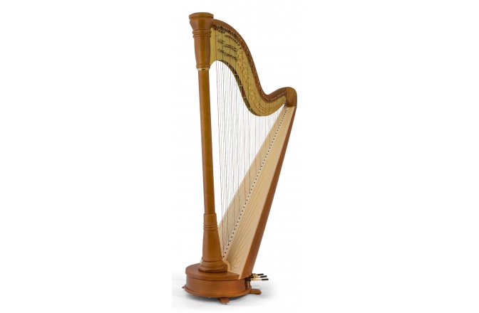 Harpă acustică cu clape Camac Harps Égérie Straight 47 Strings Cherry wood