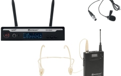 Headset și lavalieră wireless Relacart Set UR-222S Bodypack with HM-600S Headset and Lavalier