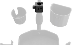 Hub universal Daddario Mic Stand Accessory System - Universal Hub
