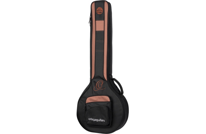 Husă Banjo Ortega Pro Series Lefty Banjo Bag - Black/Brown