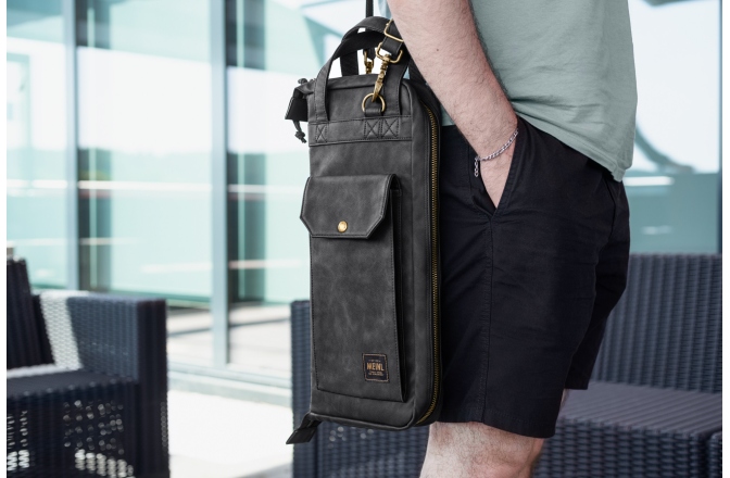 Husă bețe de tobe Meinl Vintage Hyde Stick Bag Black MVHSBK
