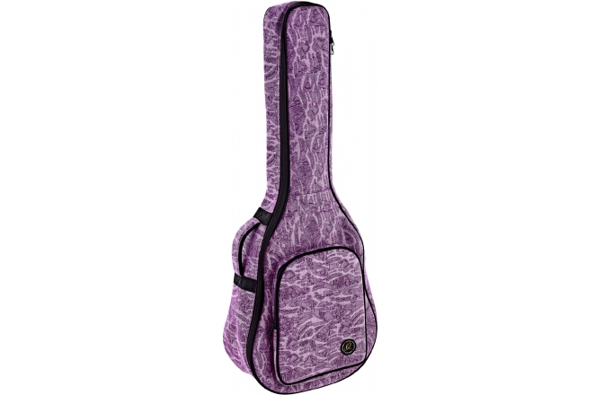 Husă chitară acustică Ortega Dreadnought Gigbag - Purple Jeans Style - 10mm Padding