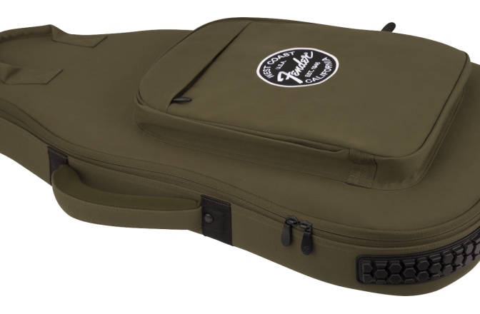 Husă chitară electrică Fender Troubadour Electric Guitar Gig Bag Olive