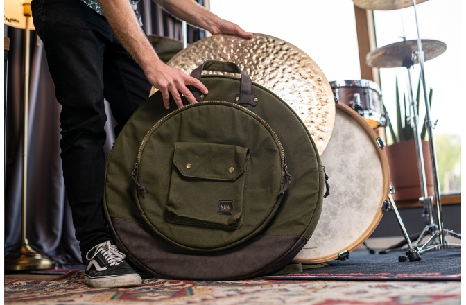 Husă cinele Meinl Canvas Collection Cymbal Bag 22" - Forest Green