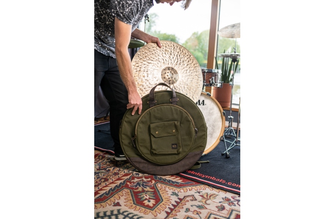 Husă cinele Meinl Canvas Collection Cymbal Bag 22" - Forest Green