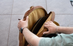 Husă cinele Meinl Vintage Hyde Cymbal Bag 22'' Light Brown MVHC22LB